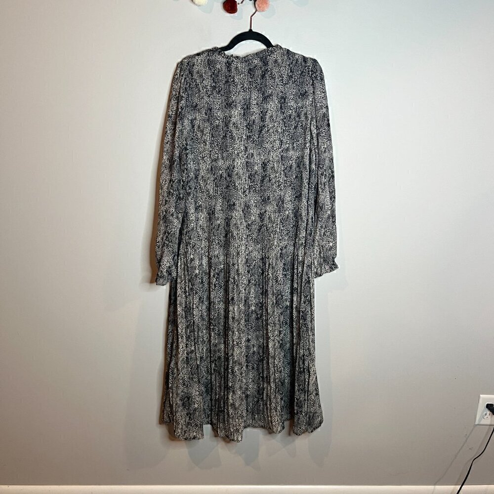 Mango black snakeskin print boho dress - Picture 6 of 6